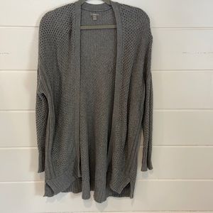 Aerie Grey Cardigan Sweater